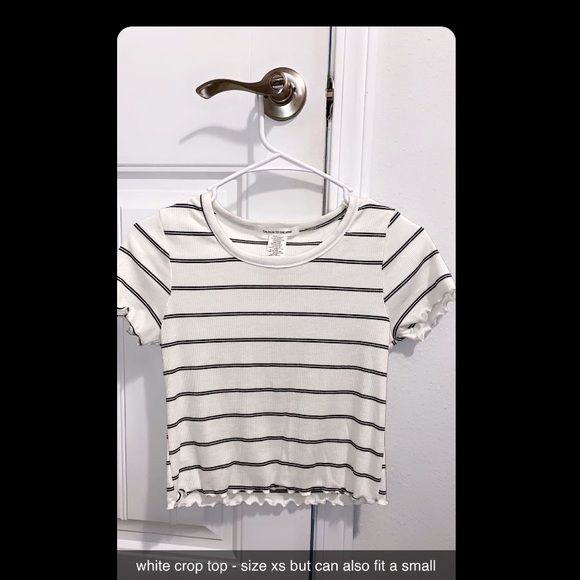 White Xs Crop top - Picture 1 of 1